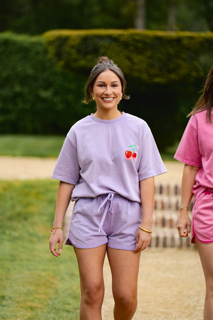 T-shirt Cherry Lilas