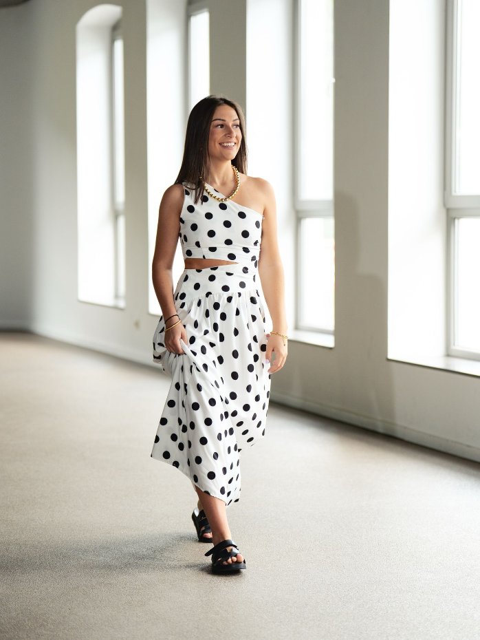 Robe longue asymétrique Jasmine