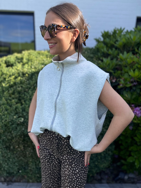 Gilet Nina gris