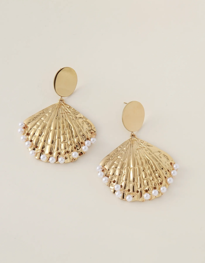 Boucle d'oreille Vanille